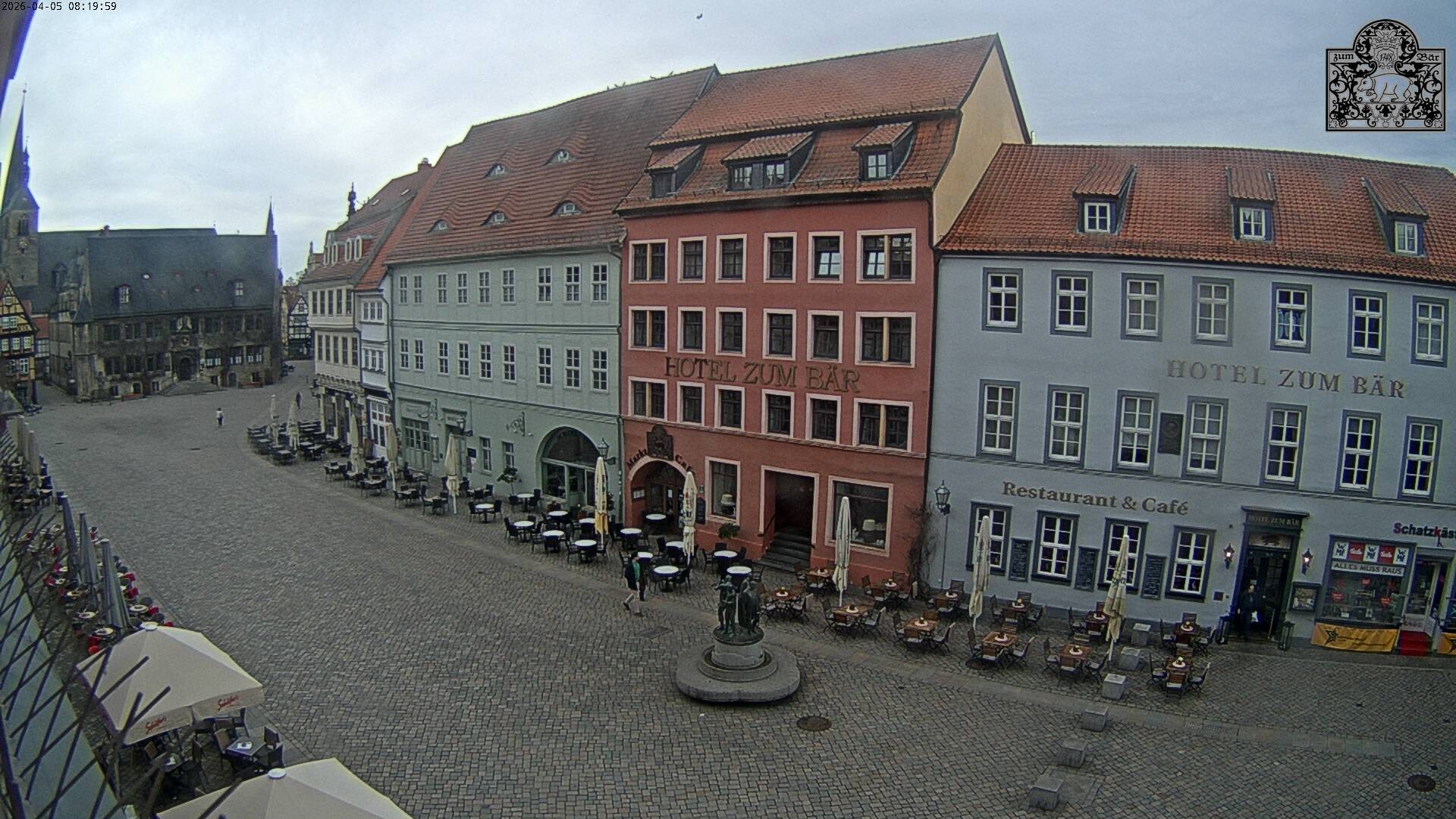 Archived image Webcam Quedlinburg: Market Place
