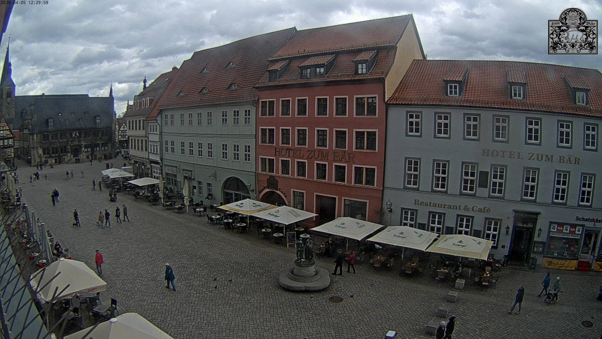 Archived image Webcam Quedlinburg: Market Place