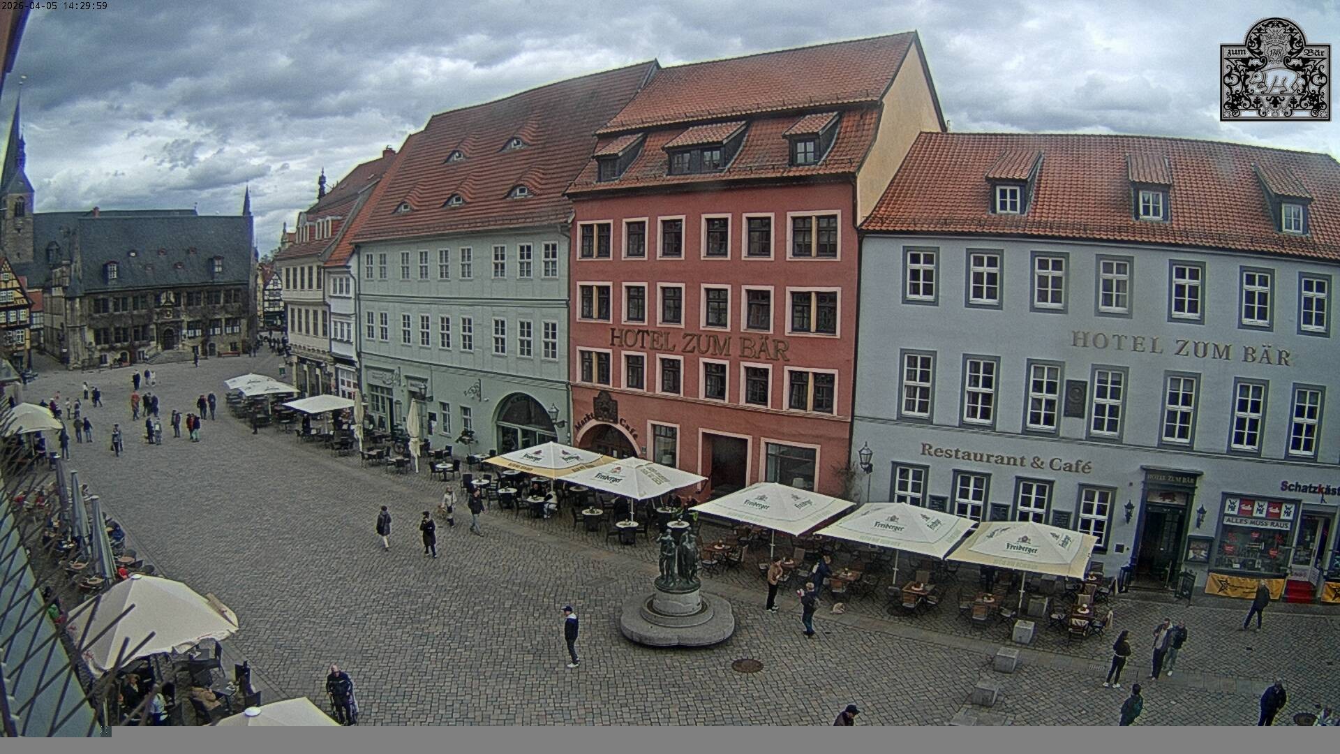 Archived image Webcam Quedlinburg: Market Place