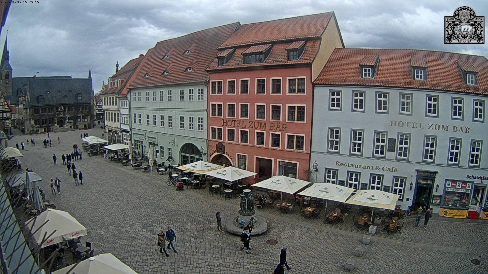 Archived image Webcam Quedlinburg: Market Place