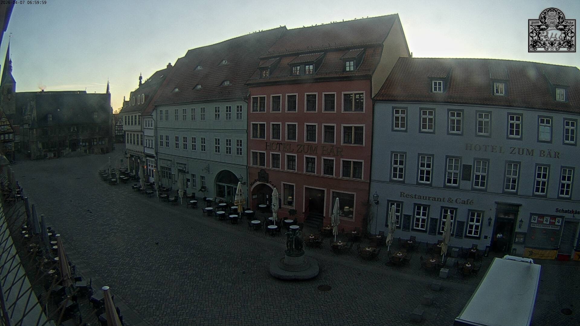 Archiv Foto Webcam Marktplatz Quedlinburg