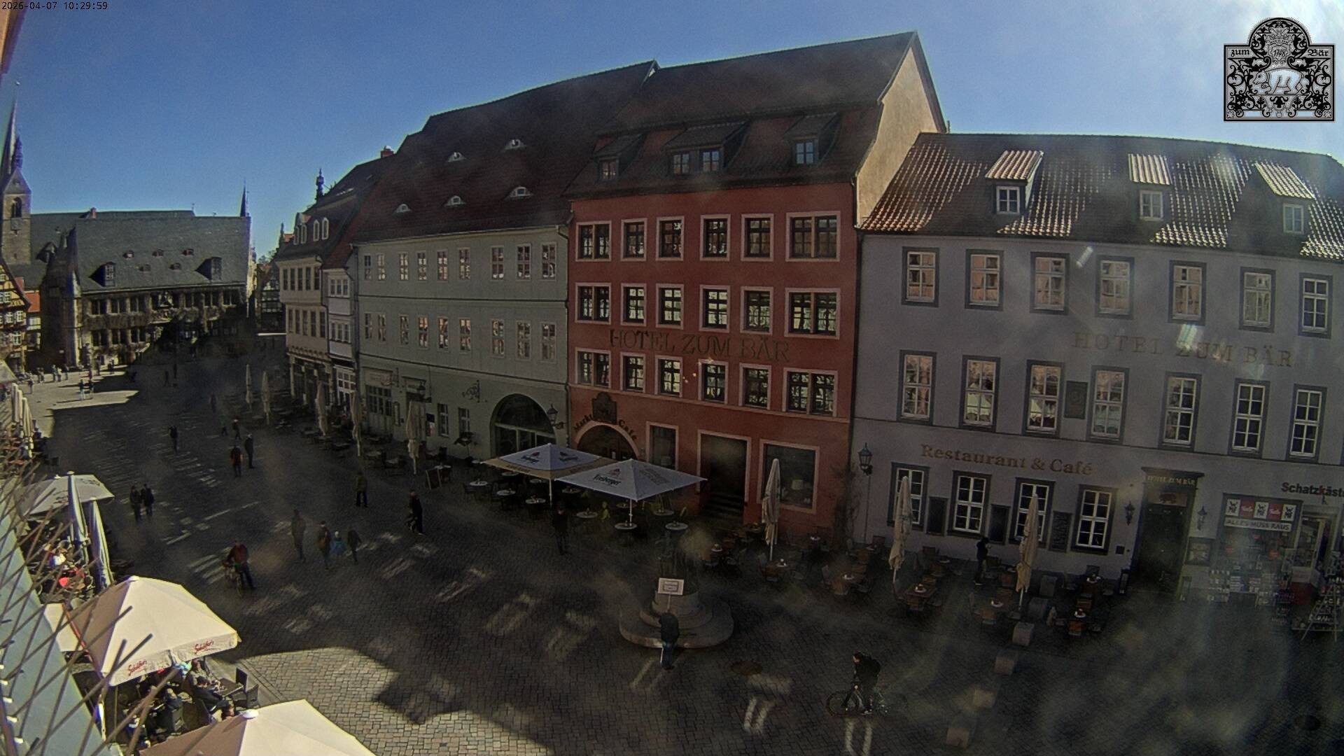 Archiv Foto Webcam Marktplatz Quedlinburg