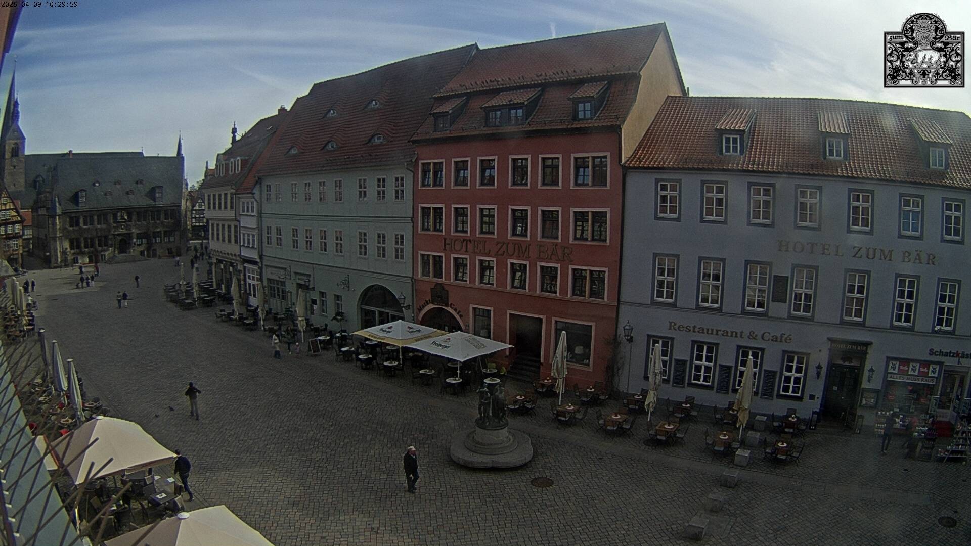 Archiv Foto Webcam Marktplatz Quedlinburg