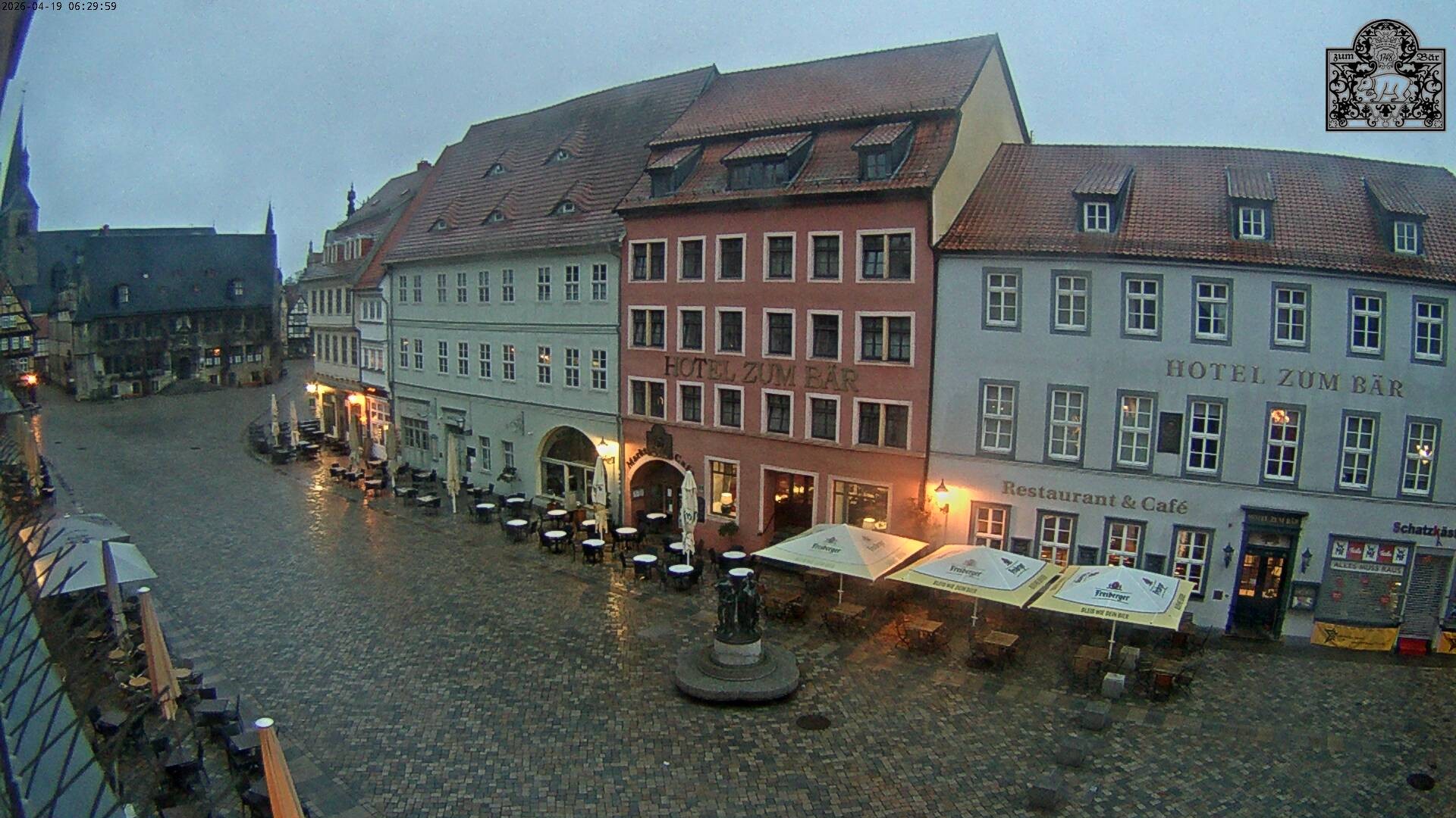 Archiv Foto Webcam Marktplatz Quedlinburg