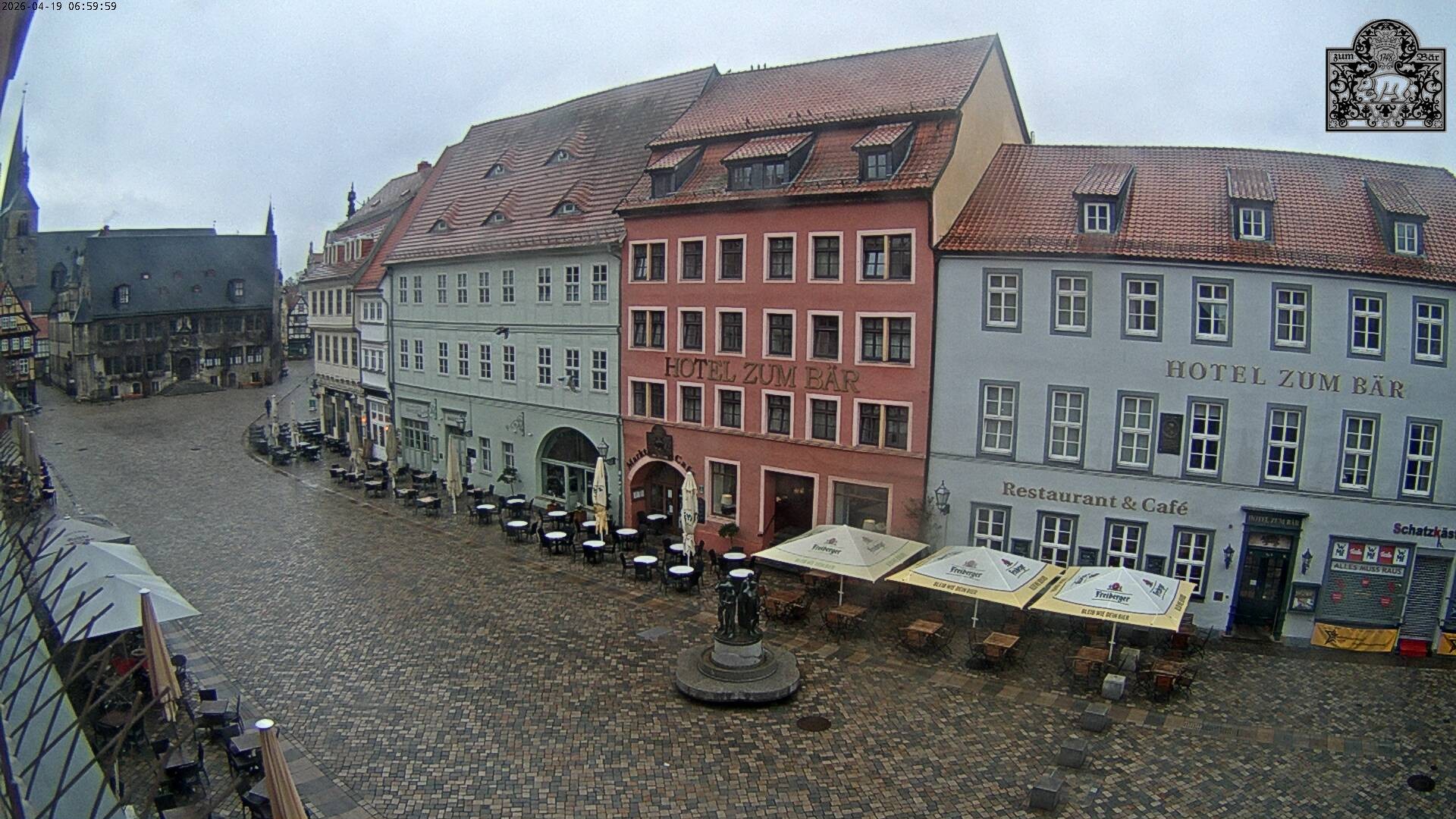 Archiv Foto Webcam Marktplatz Quedlinburg