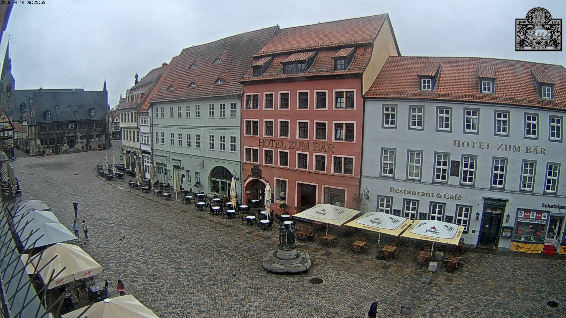 Archiv Foto Webcam Marktplatz Quedlinburg