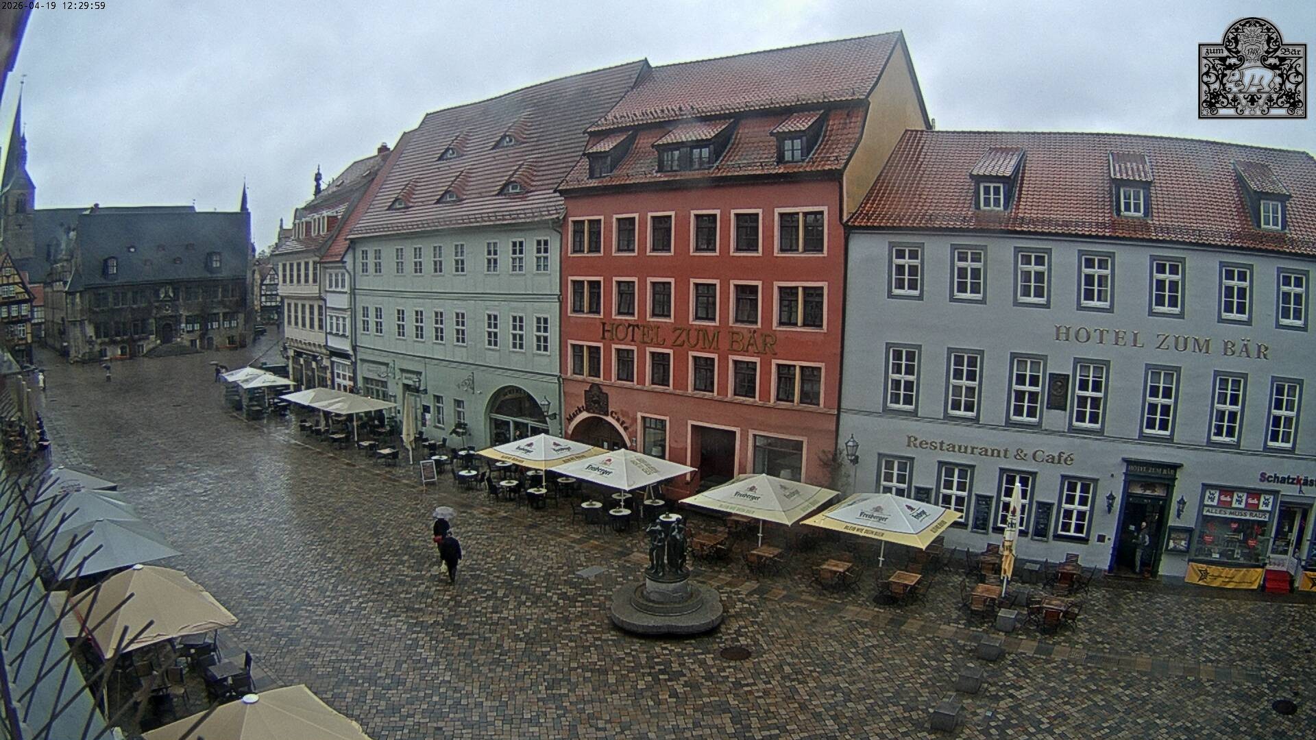 Archiv Foto Webcam Marktplatz Quedlinburg