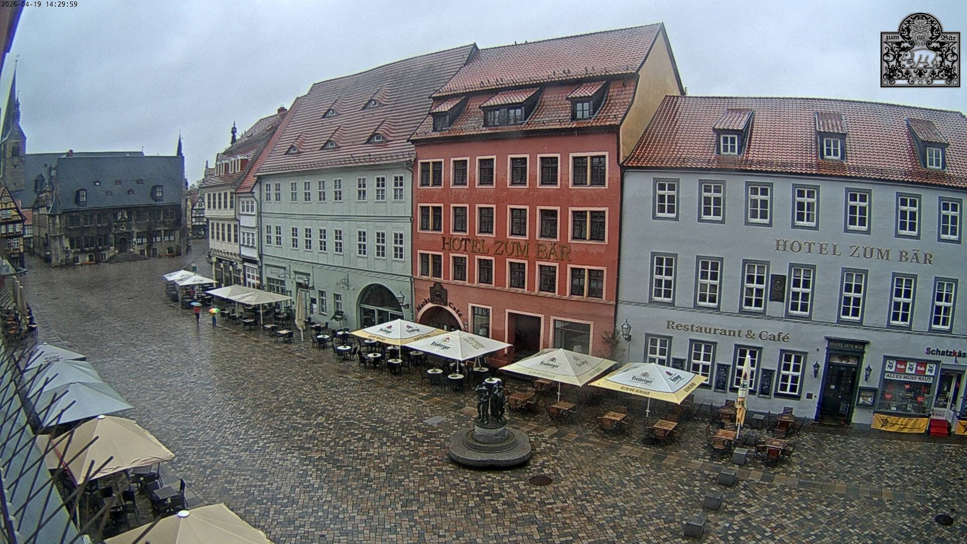 Archiv Foto Webcam Marktplatz Quedlinburg