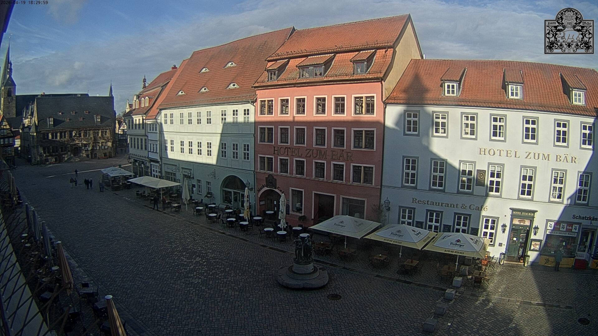 Archiv Foto Webcam Marktplatz Quedlinburg