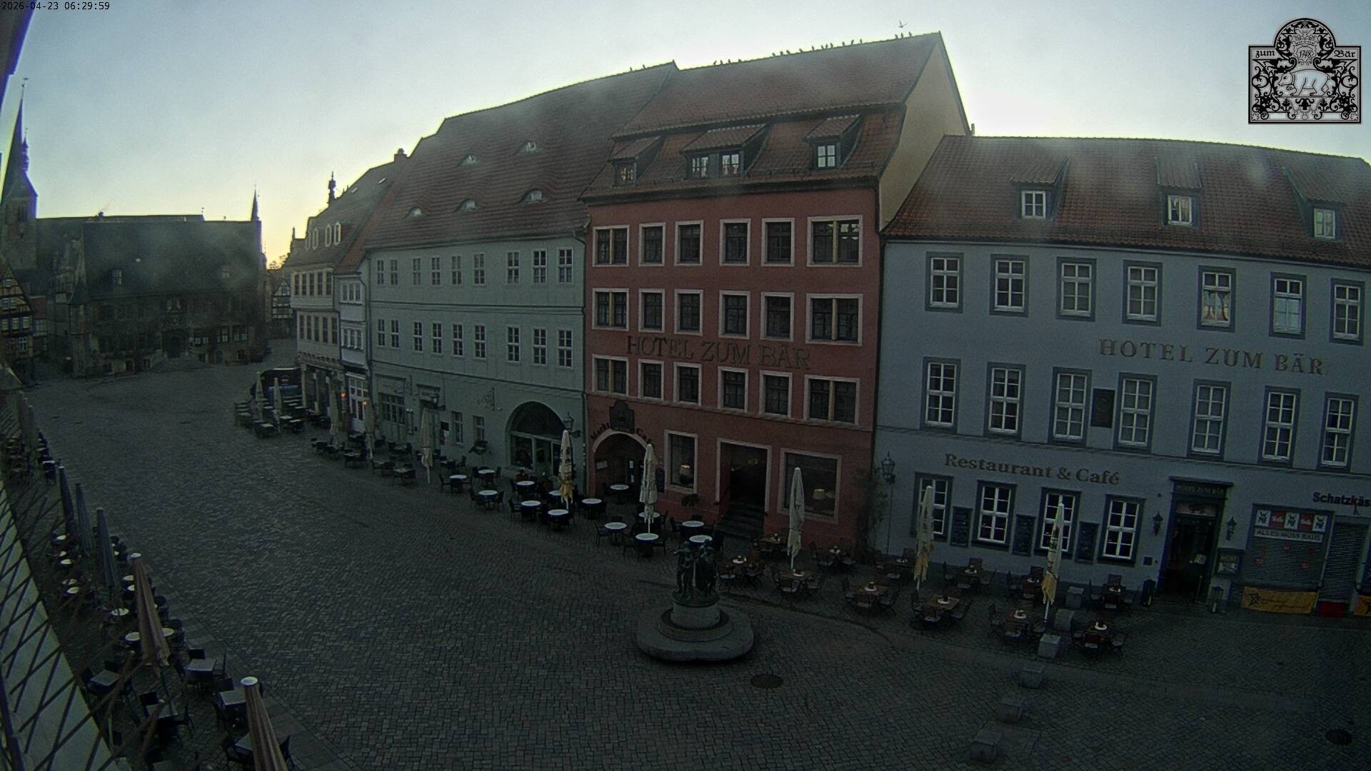 Archiv Foto Webcam Marktplatz Quedlinburg