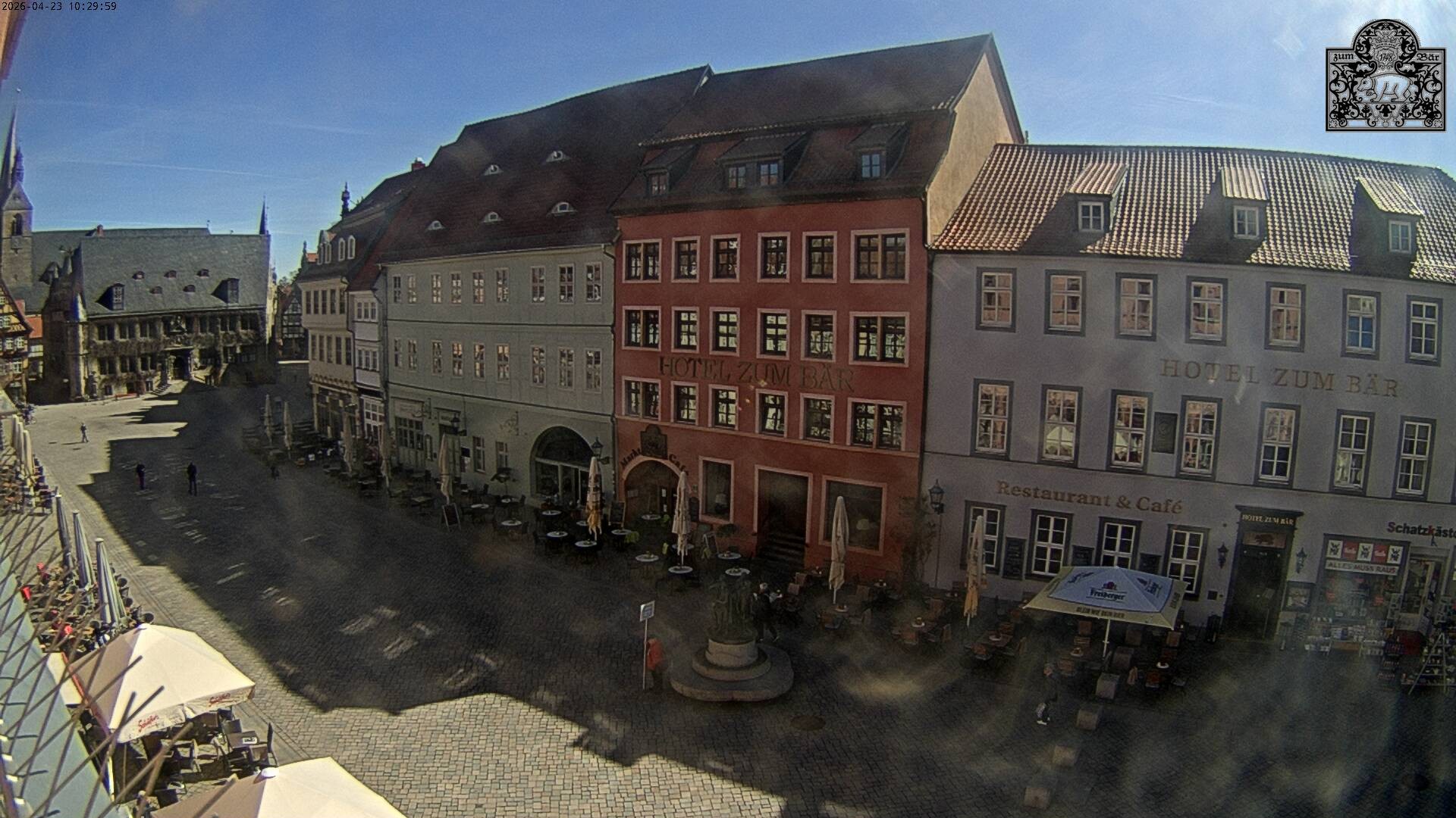 Archiv Foto Webcam Marktplatz Quedlinburg