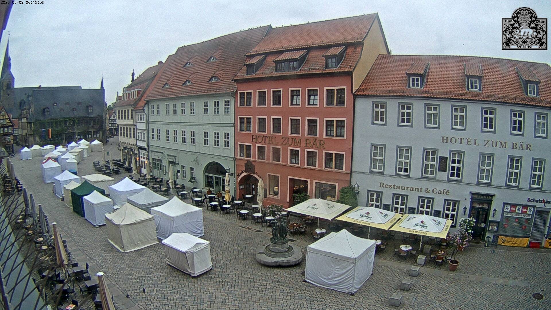 Archiv Foto Webcam Marktplatz Quedlinburg