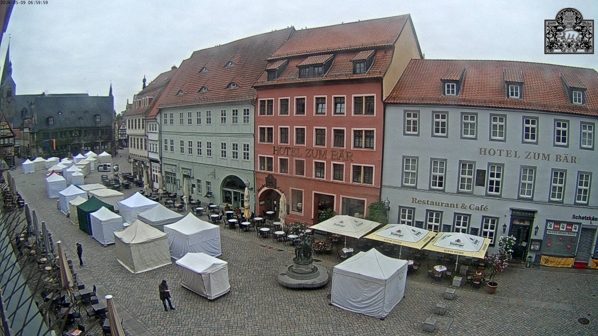 Archiv Foto Webcam Marktplatz Quedlinburg