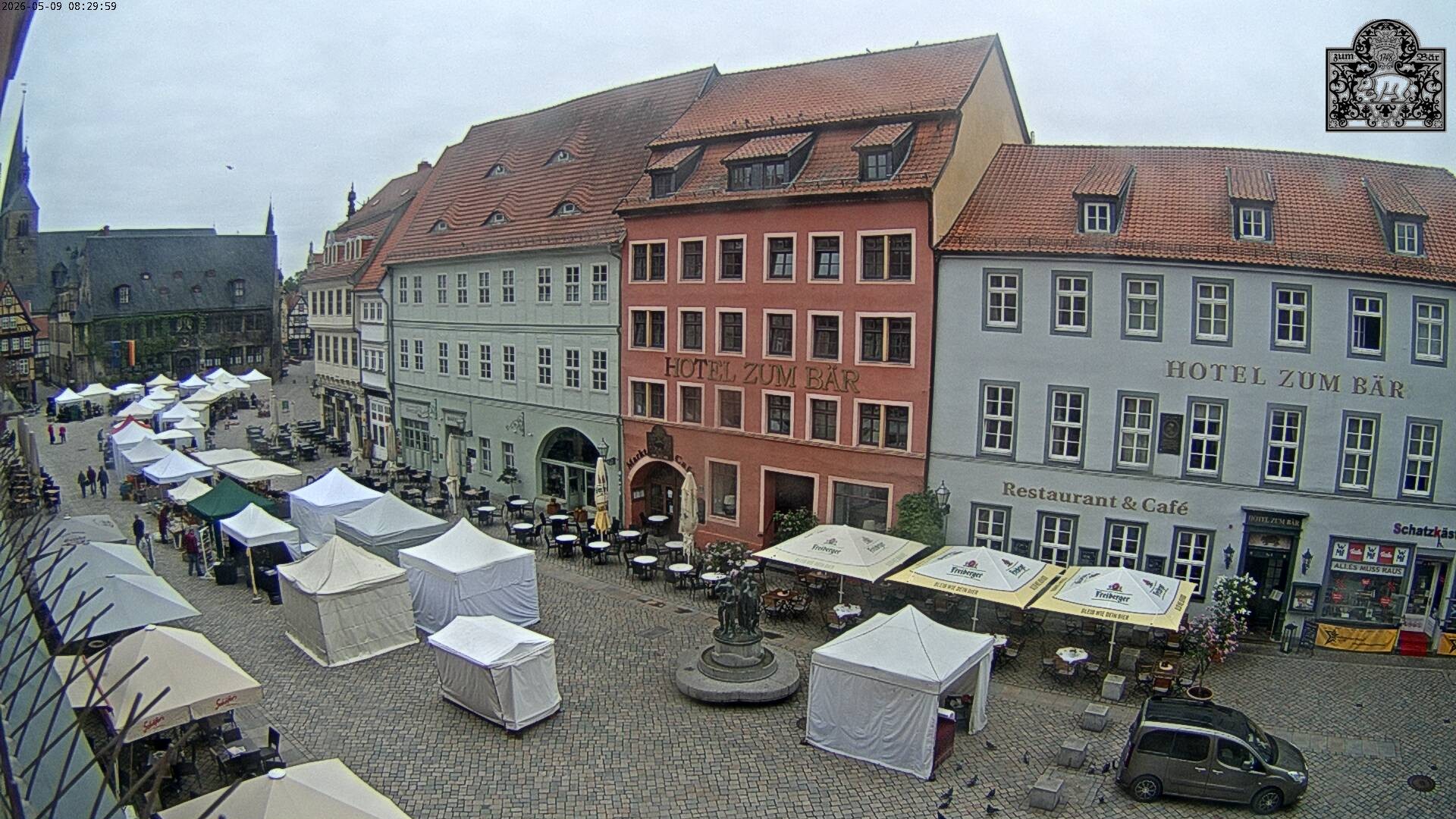 Archiv Foto Webcam Marktplatz Quedlinburg