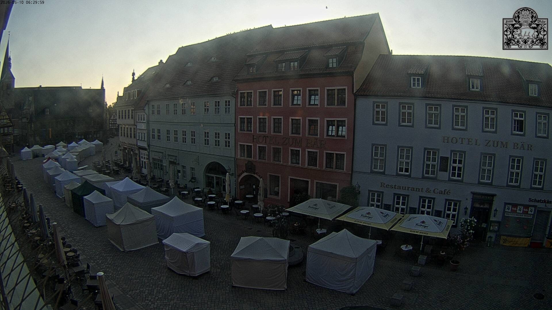 Archiv Foto Webcam Marktplatz Quedlinburg