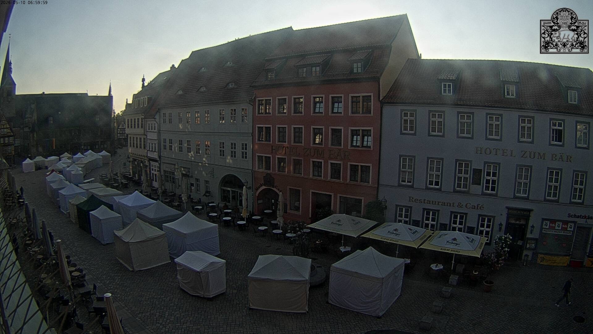 Archiv Foto Webcam Marktplatz Quedlinburg