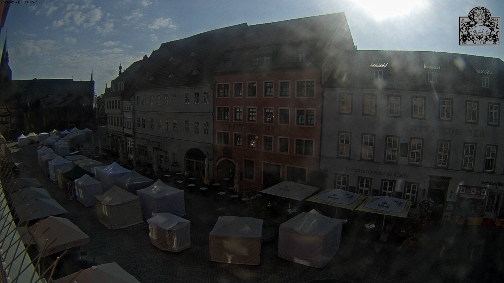 Archiv Foto Webcam Marktplatz Quedlinburg