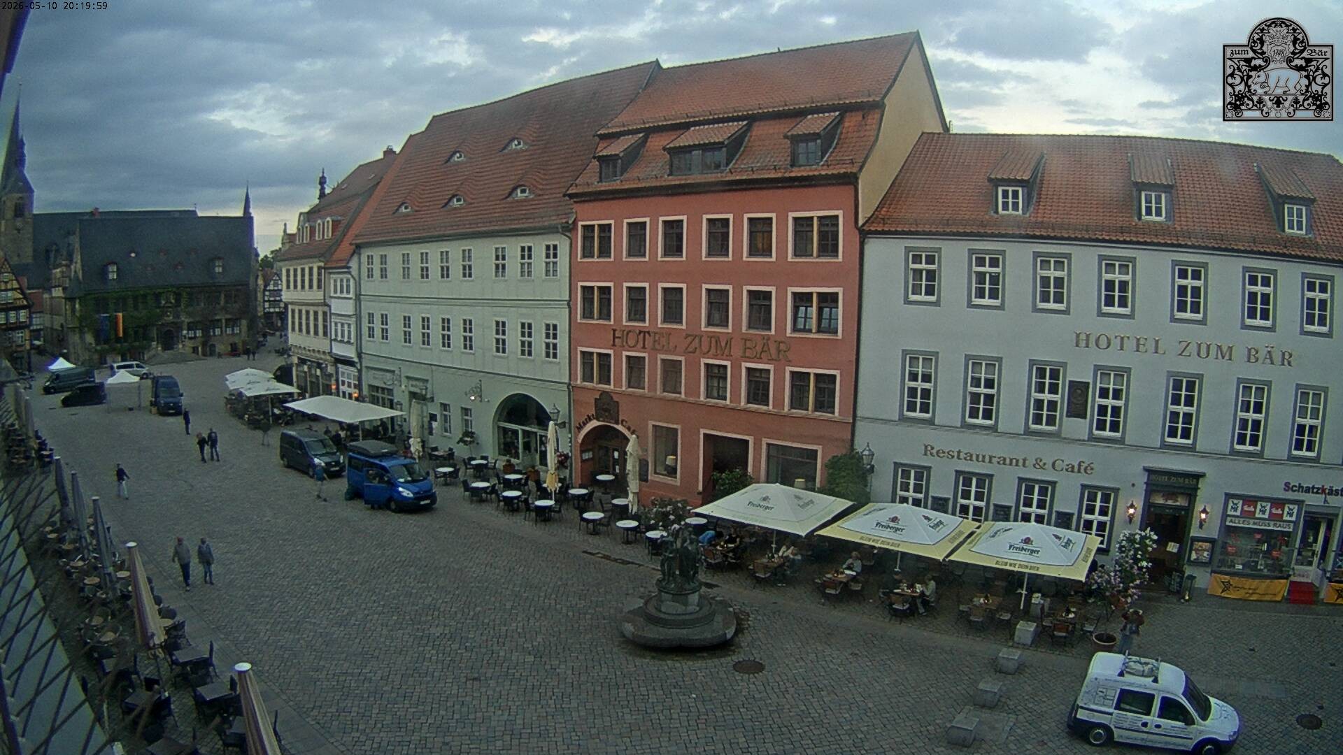 Archiv Foto Webcam Marktplatz Quedlinburg