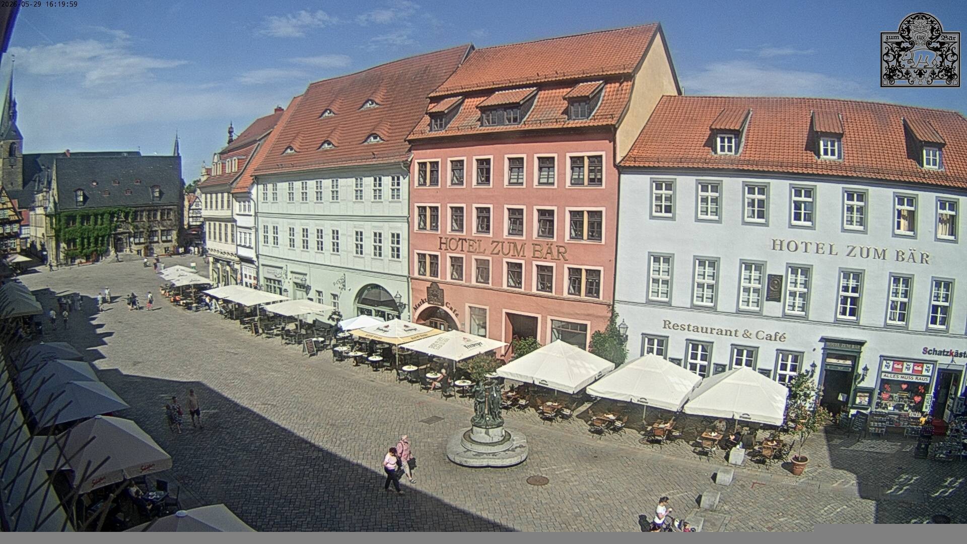 Archiv Foto Webcam Marktplatz Quedlinburg