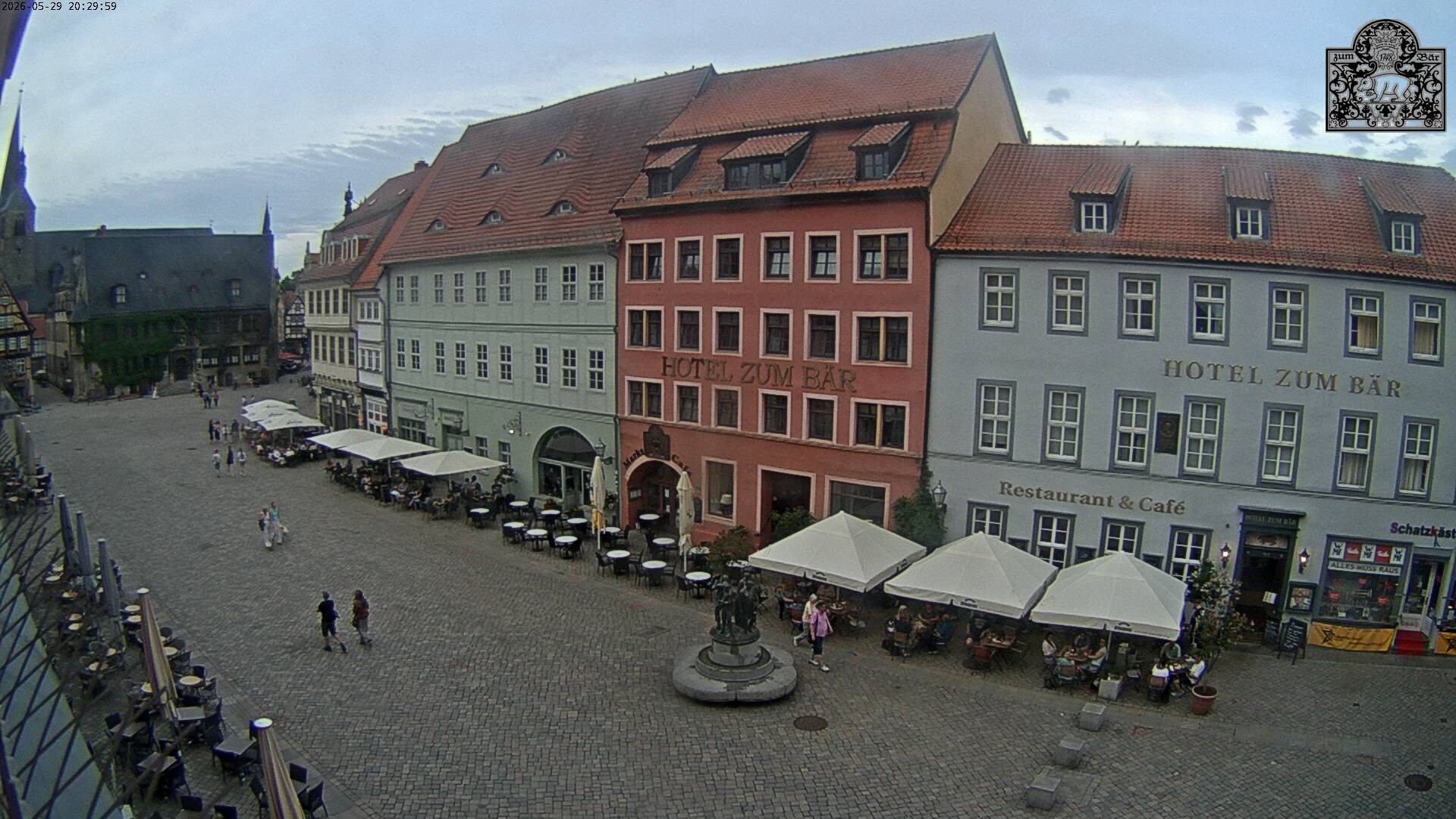 Archiv Foto Webcam Marktplatz Quedlinburg