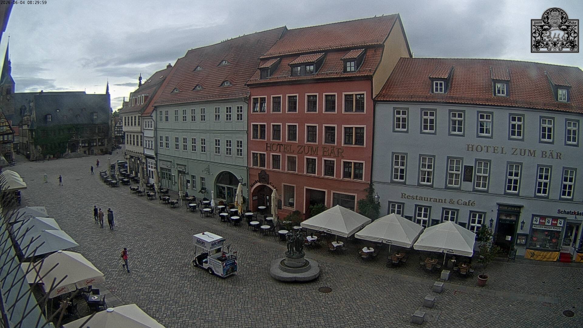Archiv Foto Webcam Marktplatz Quedlinburg