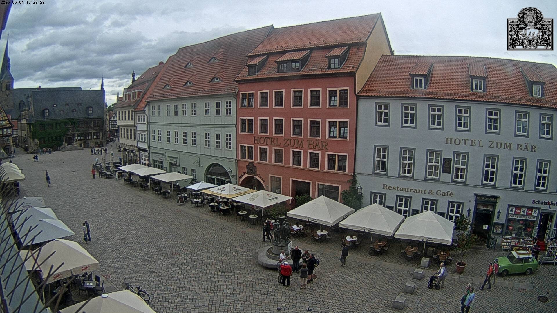 Archiv Foto Webcam Marktplatz Quedlinburg