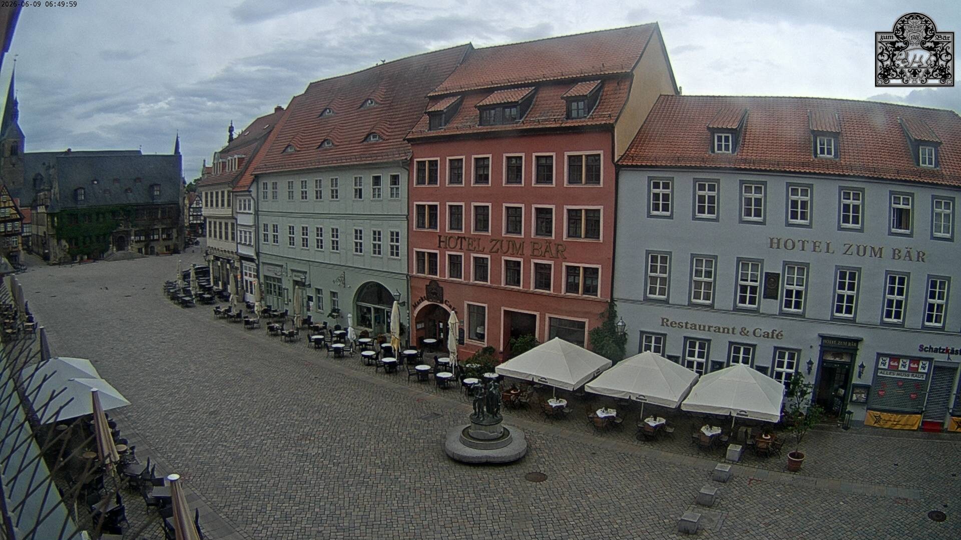 Archiv Foto Webcam Marktplatz Quedlinburg