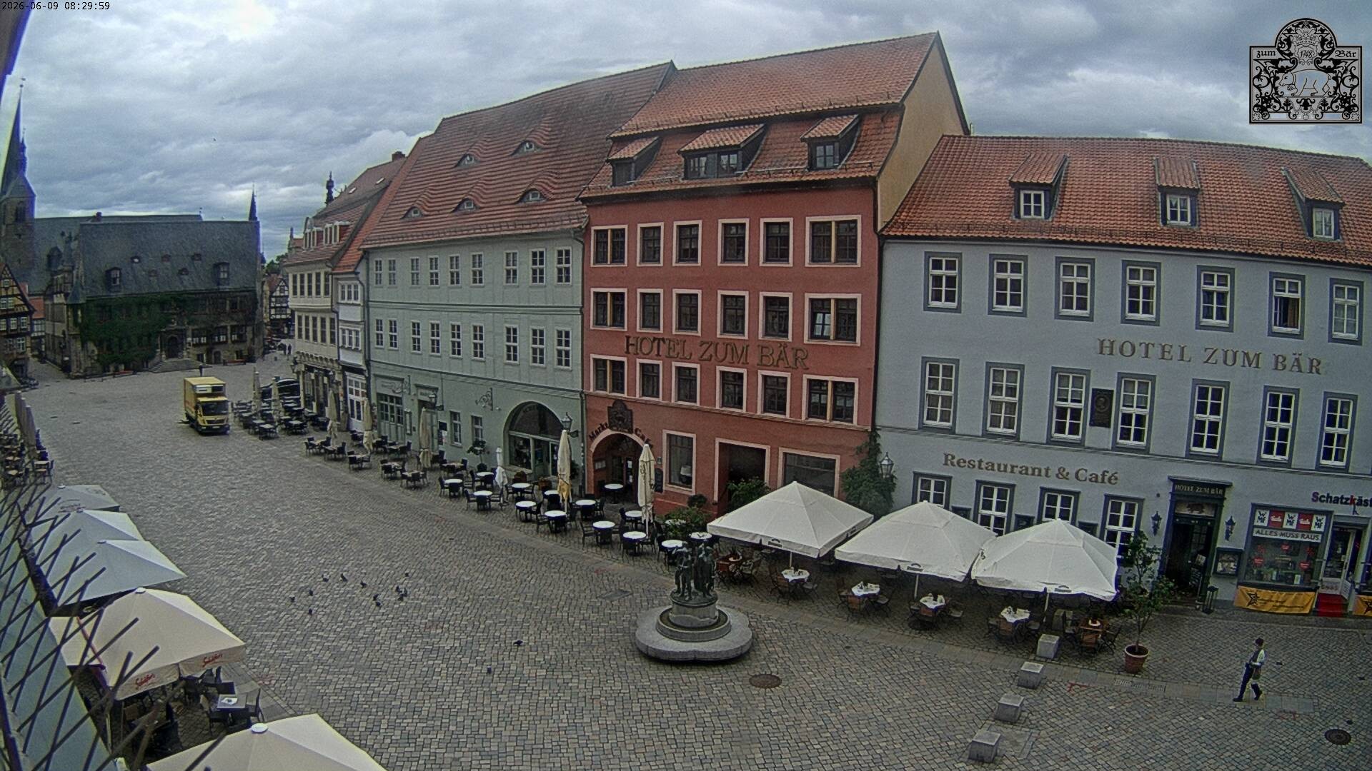 Archiv Foto Webcam Marktplatz Quedlinburg
