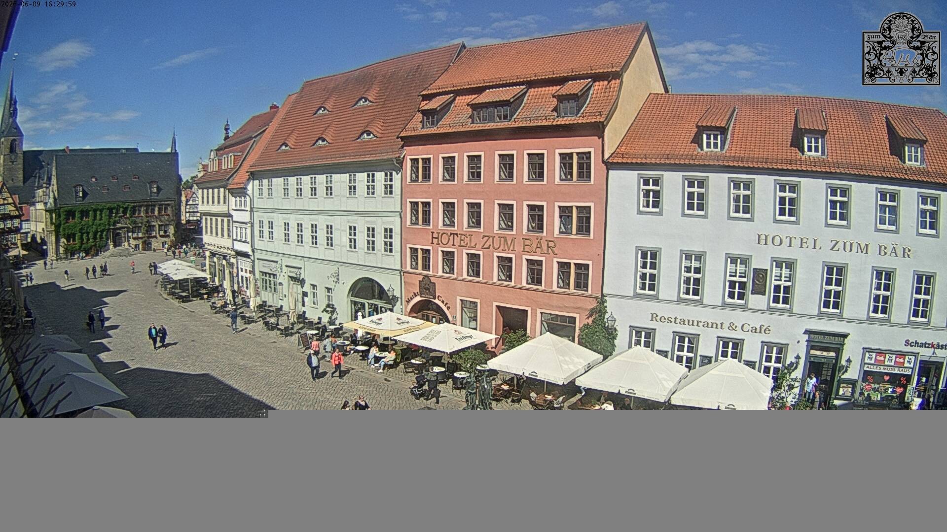 Archiv Foto Webcam Marktplatz Quedlinburg