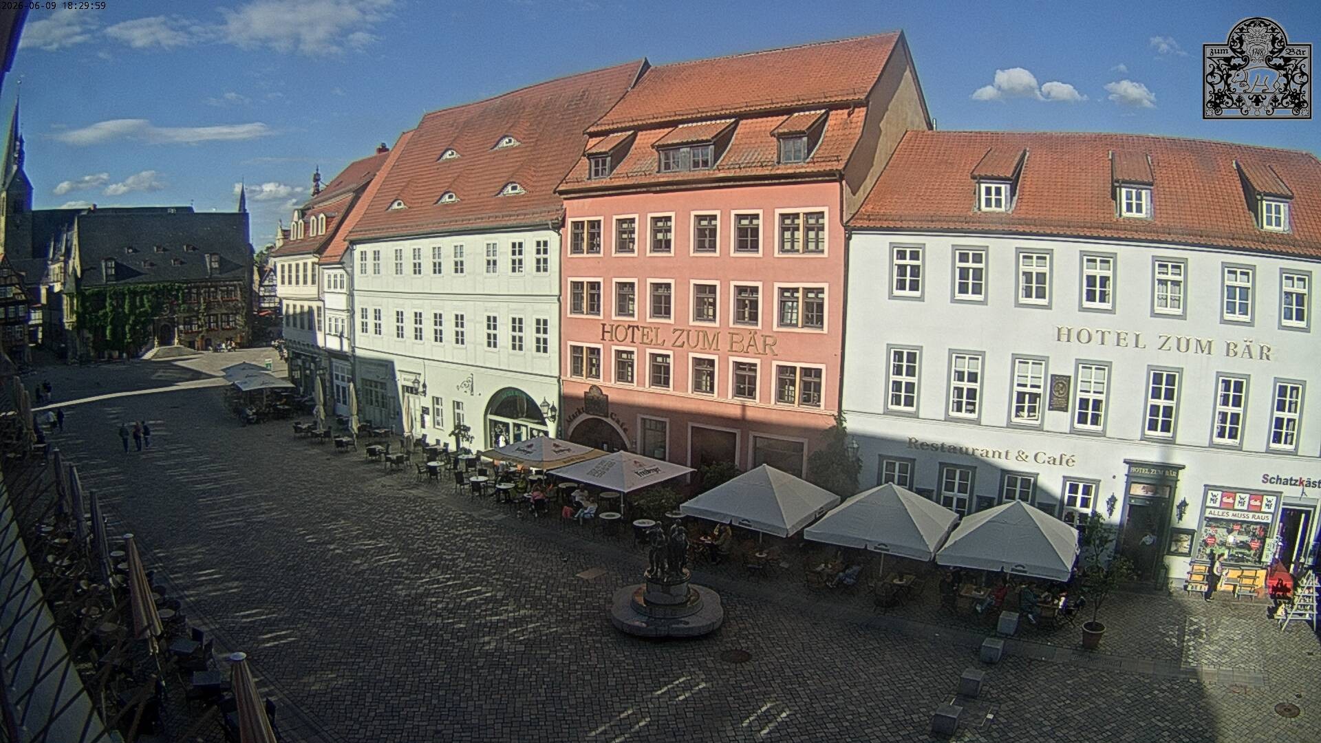 Archiv Foto Webcam Marktplatz Quedlinburg