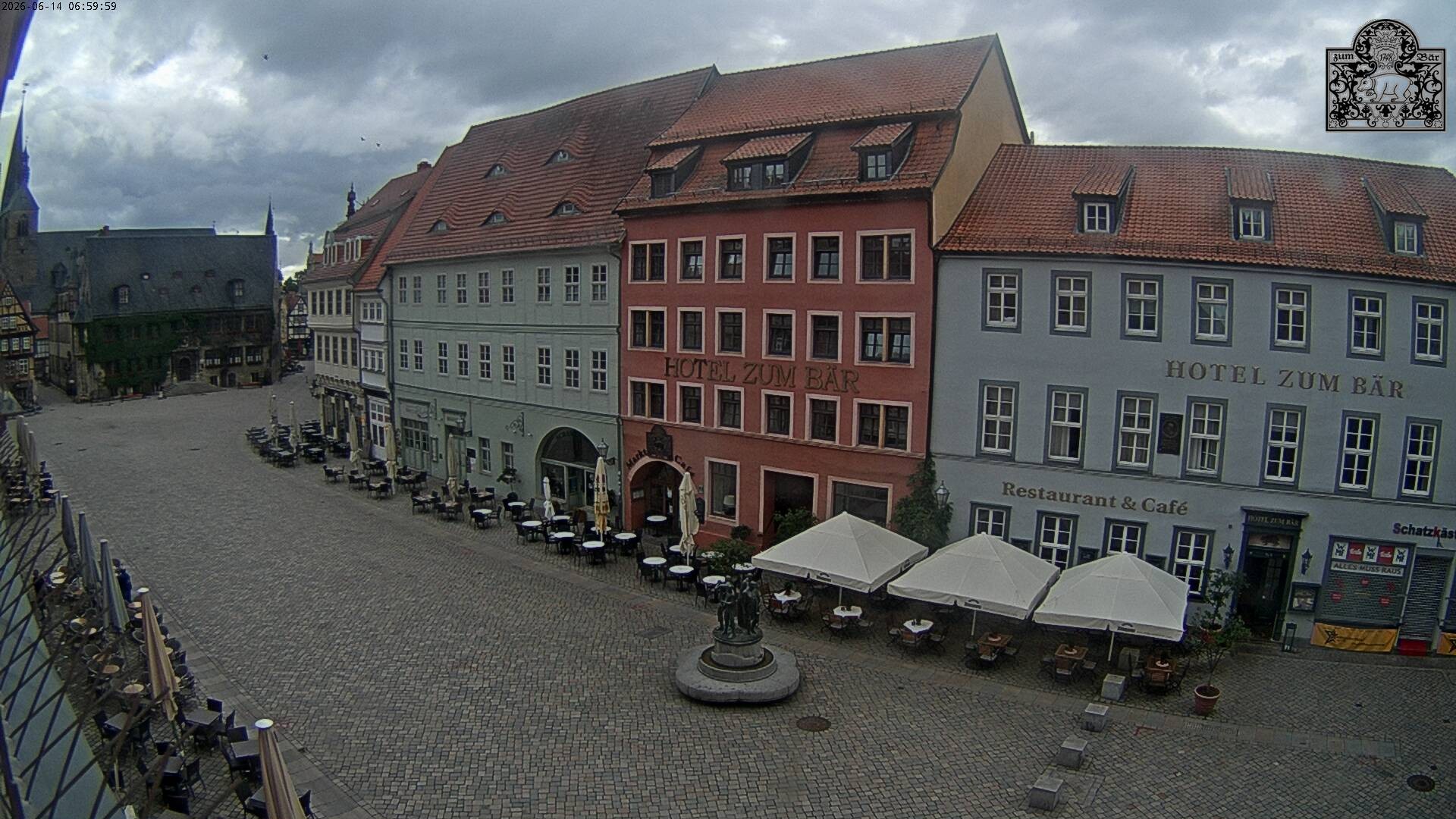 Archiv Foto Webcam Marktplatz Quedlinburg