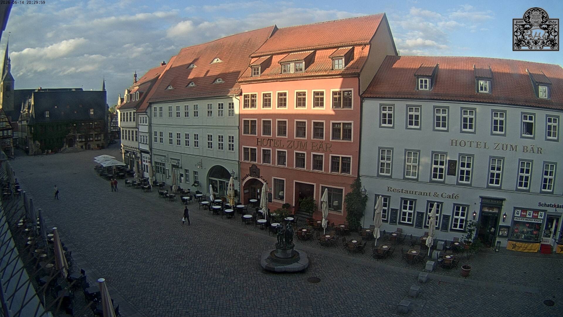Archiv Foto Webcam Marktplatz Quedlinburg