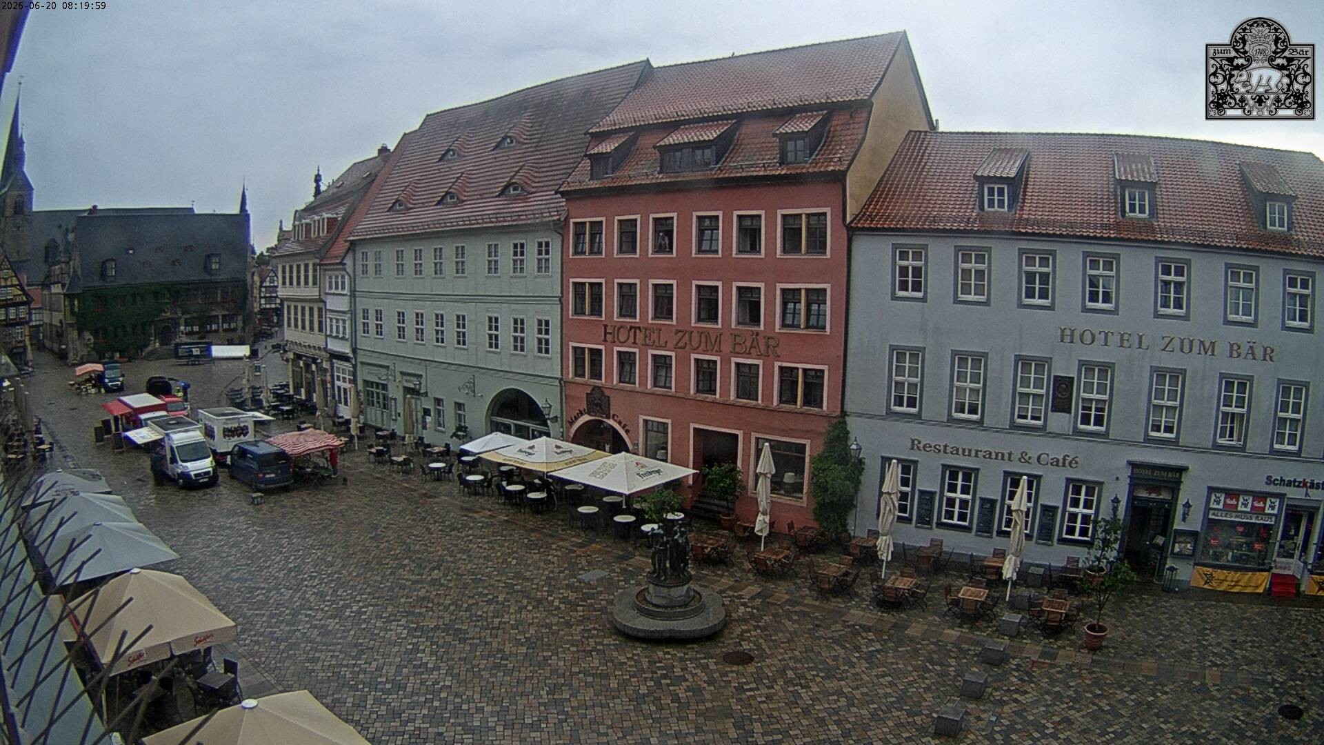Archiv Foto Webcam Marktplatz Quedlinburg