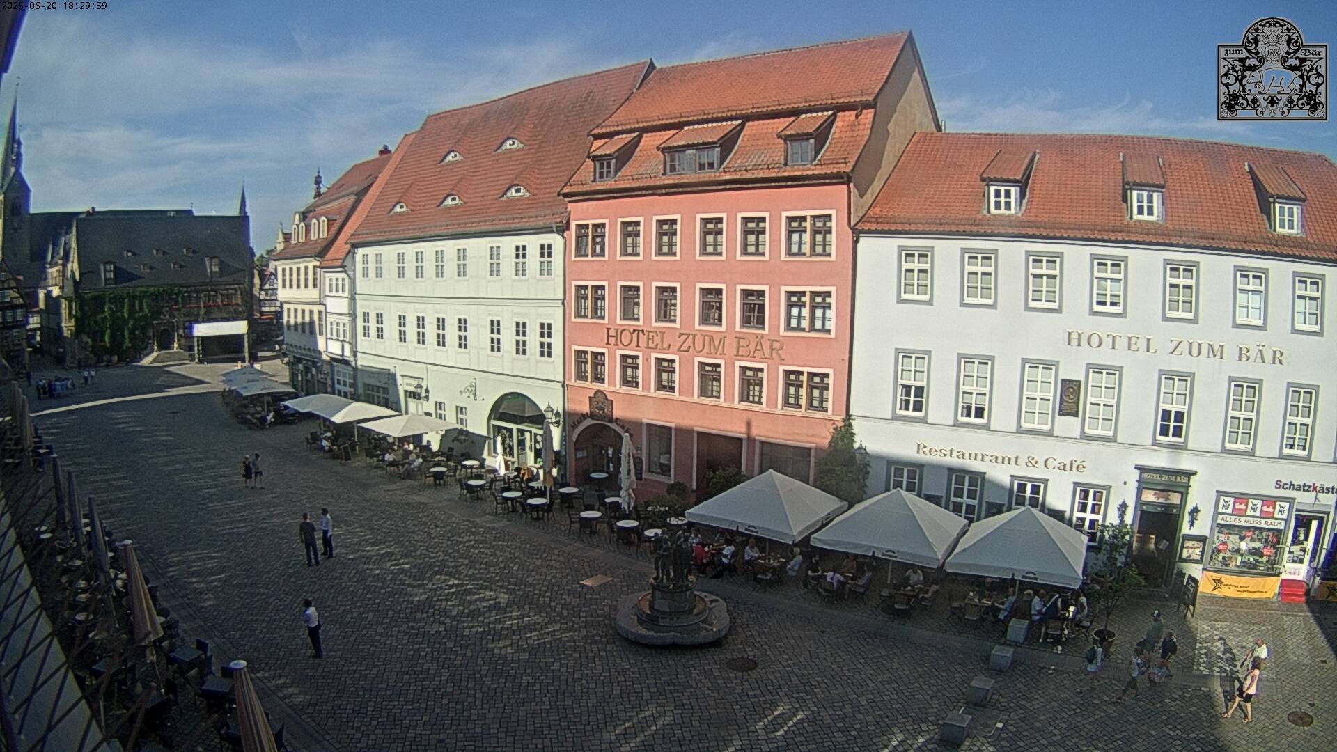 Archiv Foto Webcam Marktplatz Quedlinburg