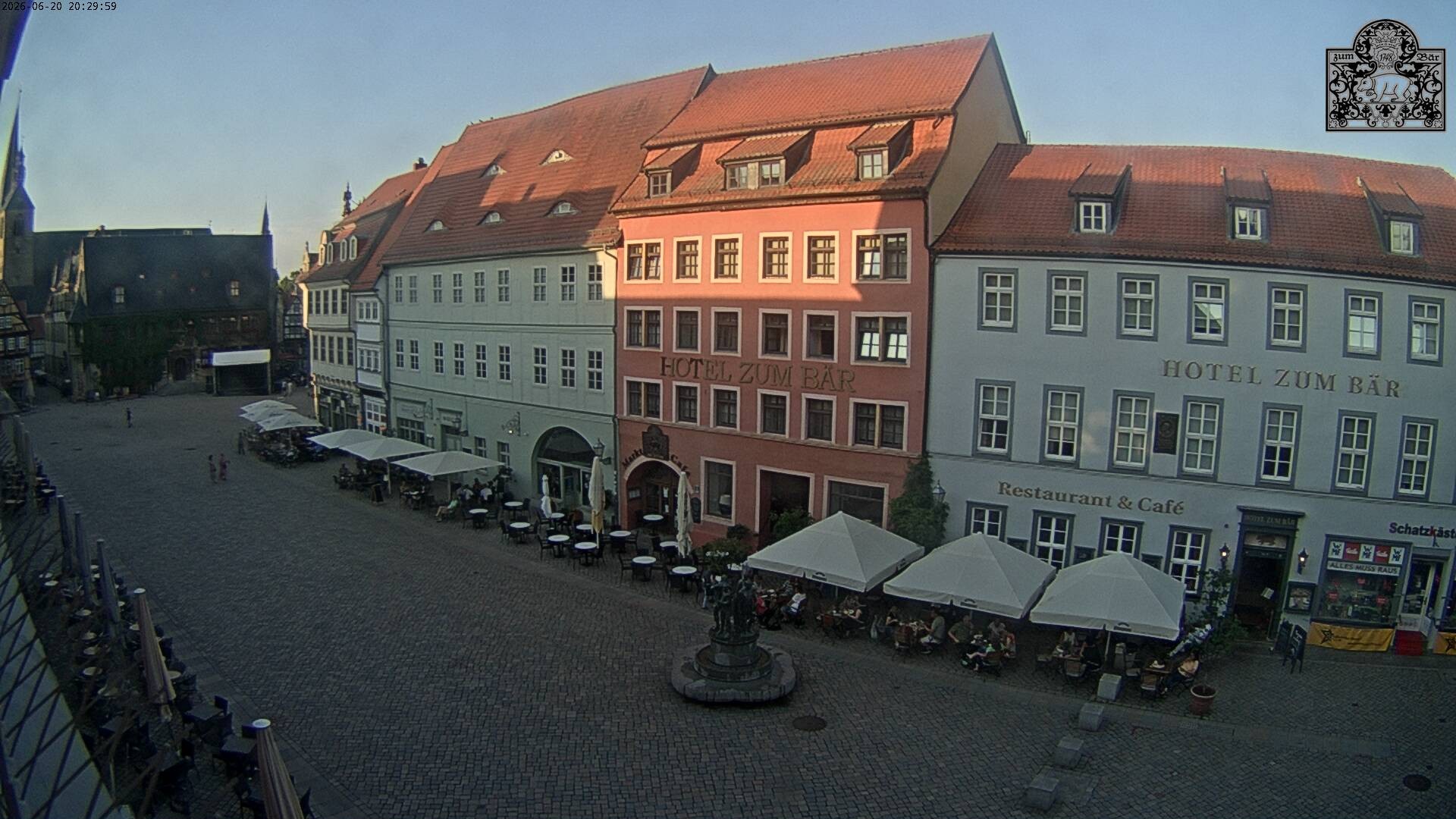 Archiv Foto Webcam Marktplatz Quedlinburg