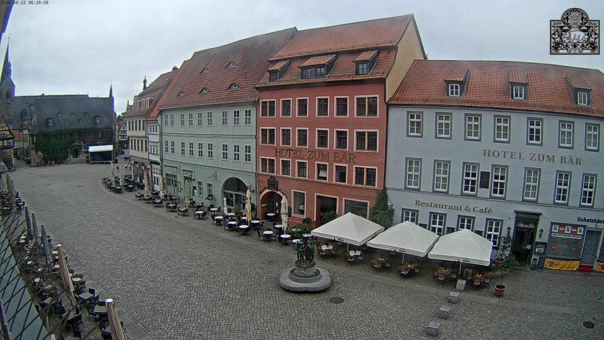 Archiv Foto Webcam Marktplatz Quedlinburg