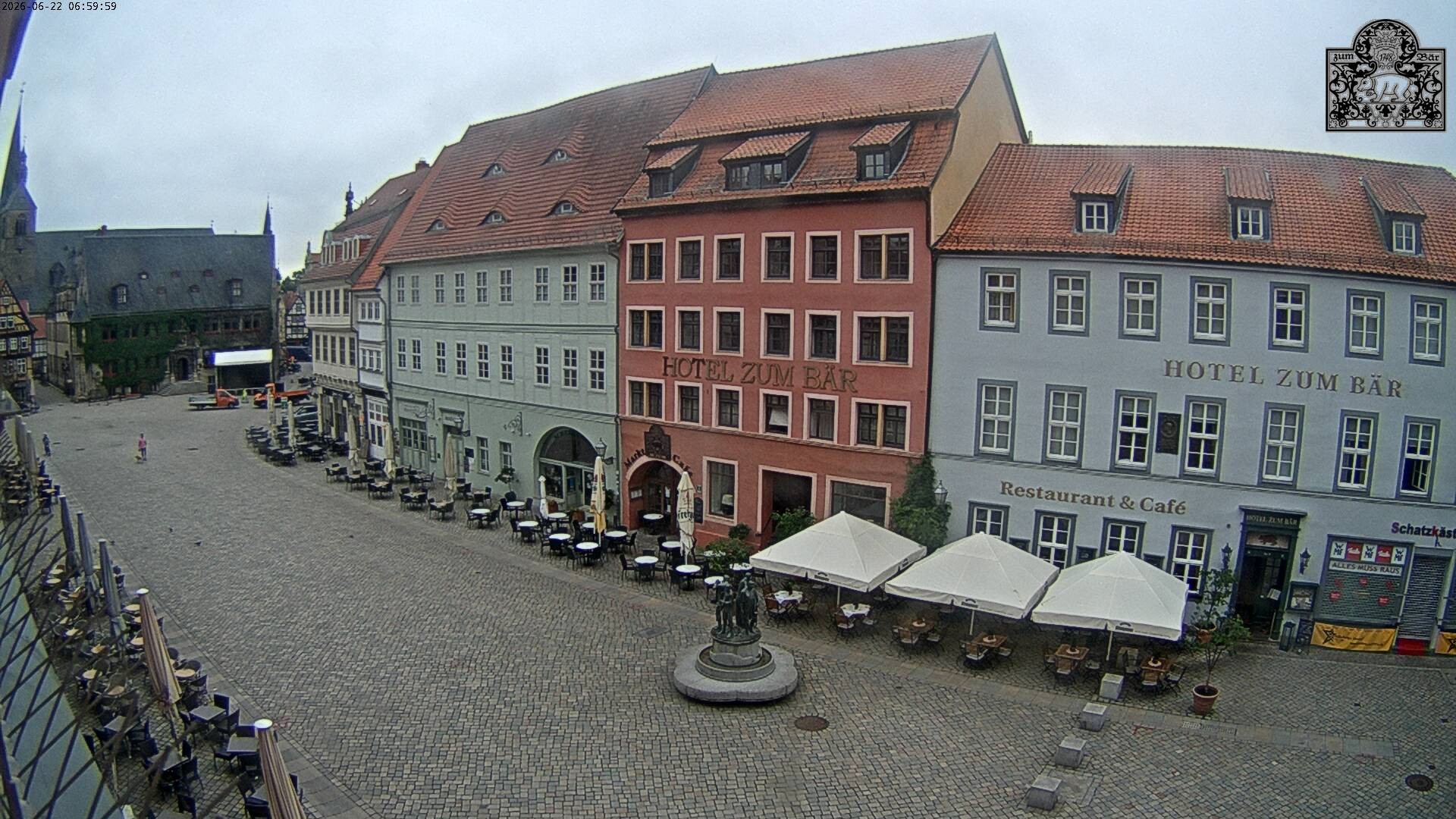Archiv Foto Webcam Marktplatz Quedlinburg