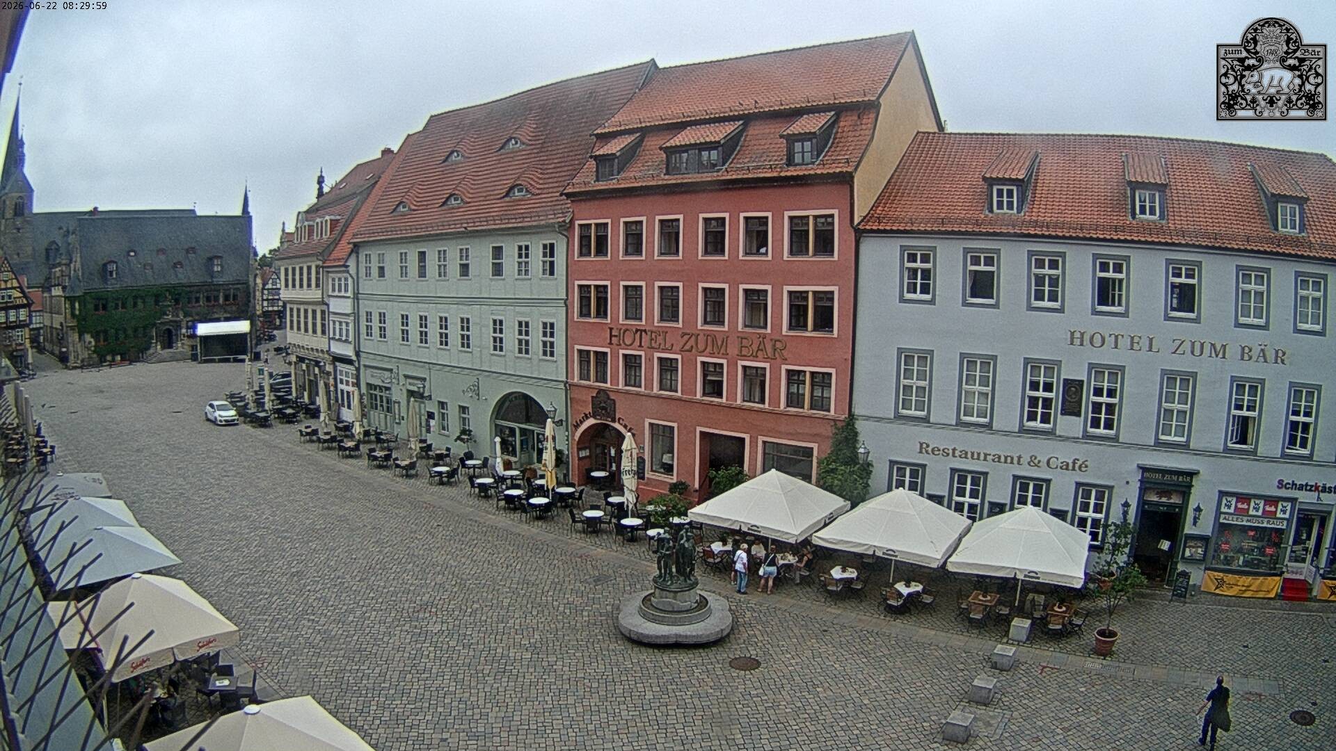 Archiv Foto Webcam Marktplatz Quedlinburg