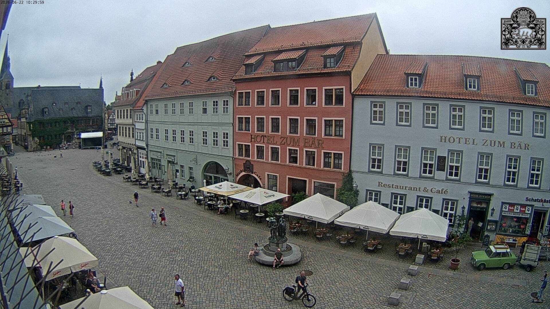 Archiv Foto Webcam Marktplatz Quedlinburg