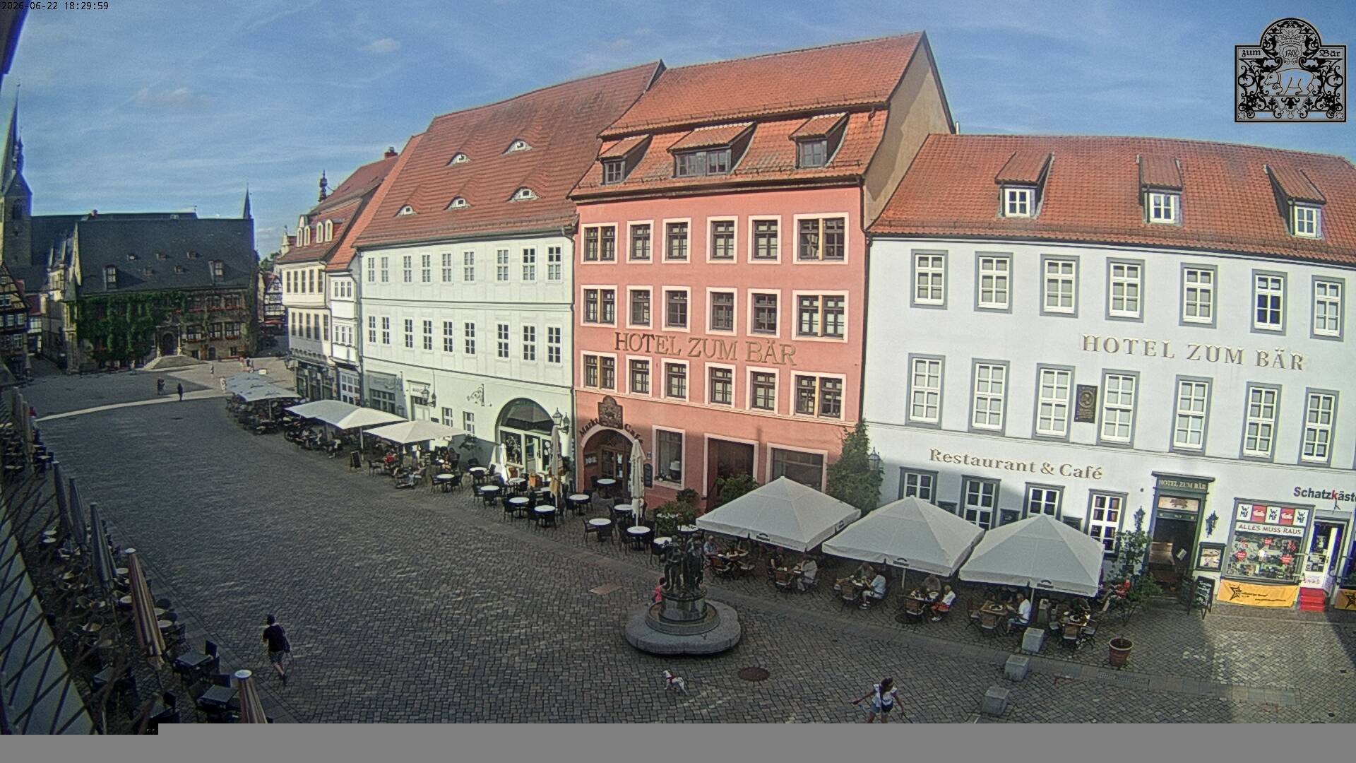 Archiv Foto Webcam Marktplatz Quedlinburg