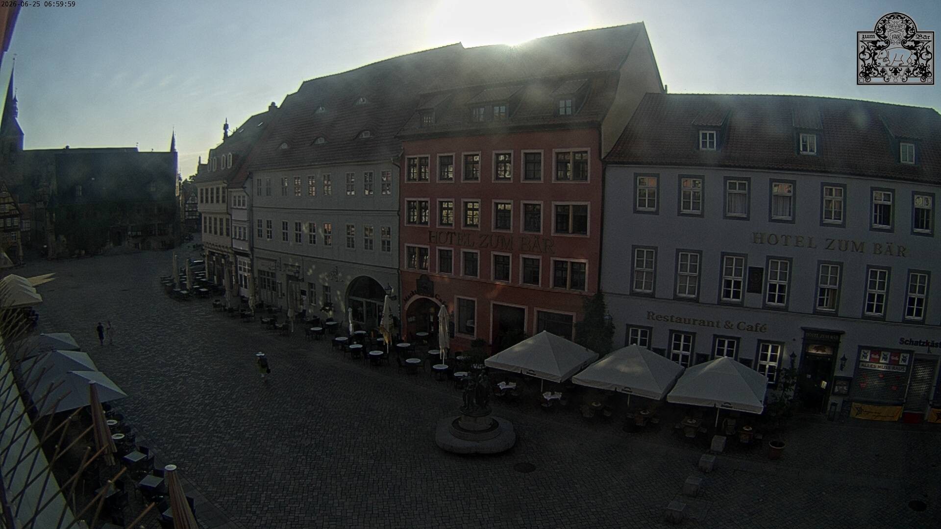 Archiv Foto Webcam Marktplatz Quedlinburg