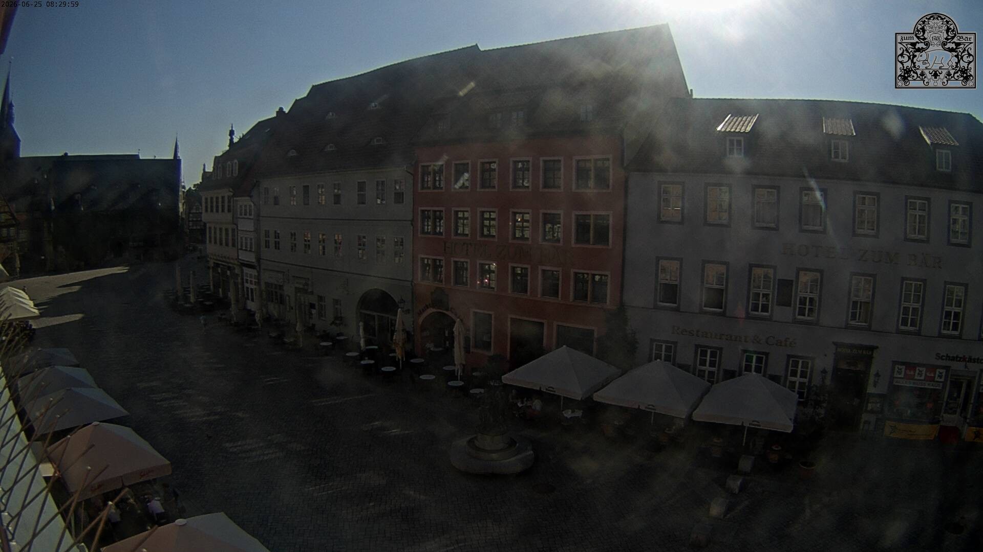 Archiv Foto Webcam Marktplatz Quedlinburg