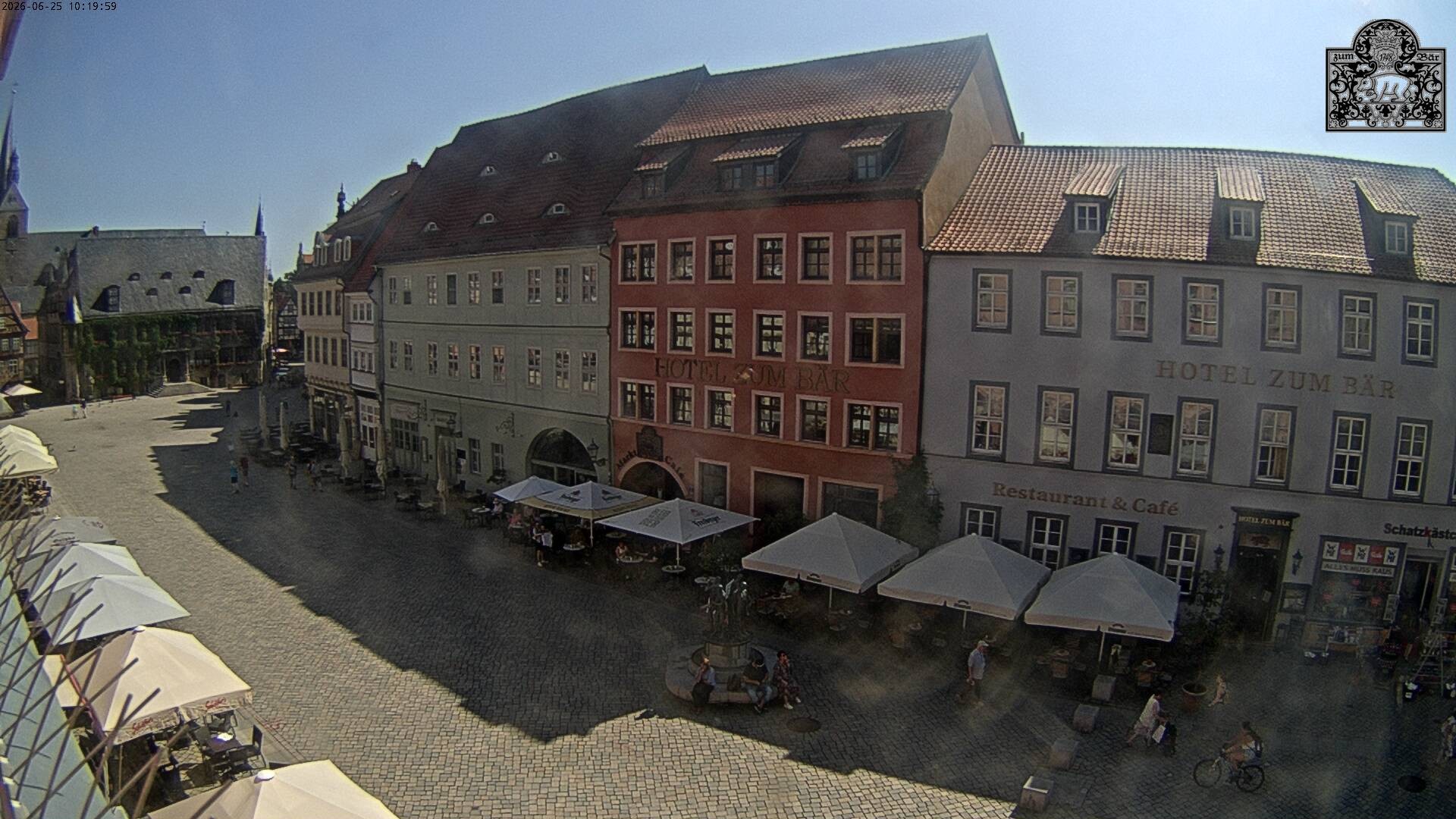 Archived image Webcam Quedlinburg: Market Place