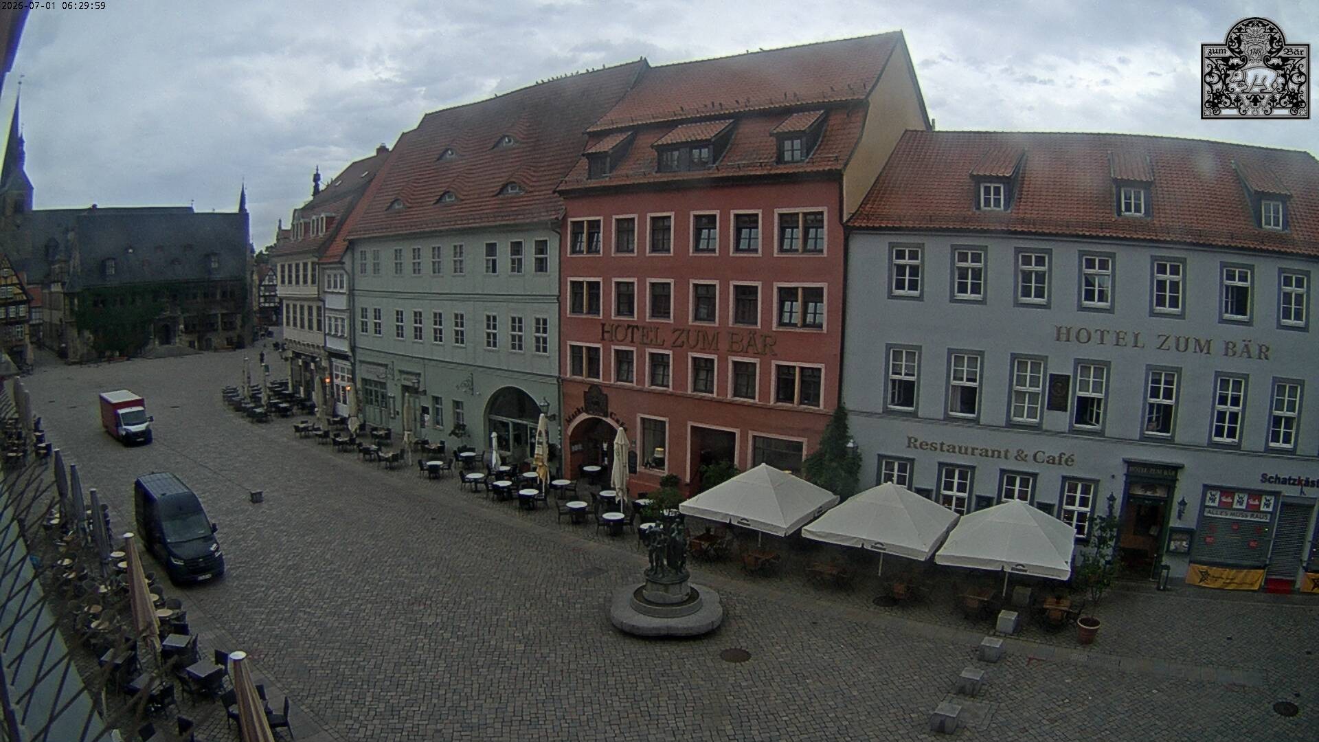 Archiv Foto Webcam Marktplatz Quedlinburg