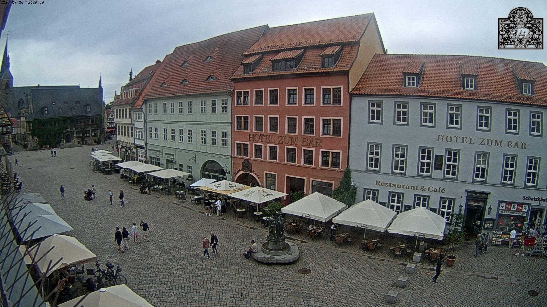 Archived image Webcam Quedlinburg: Market Place