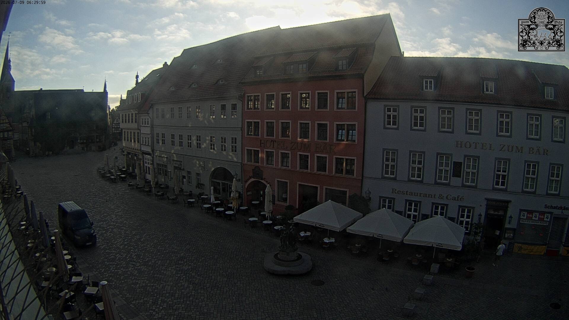 Archiv Foto Webcam Marktplatz Quedlinburg
