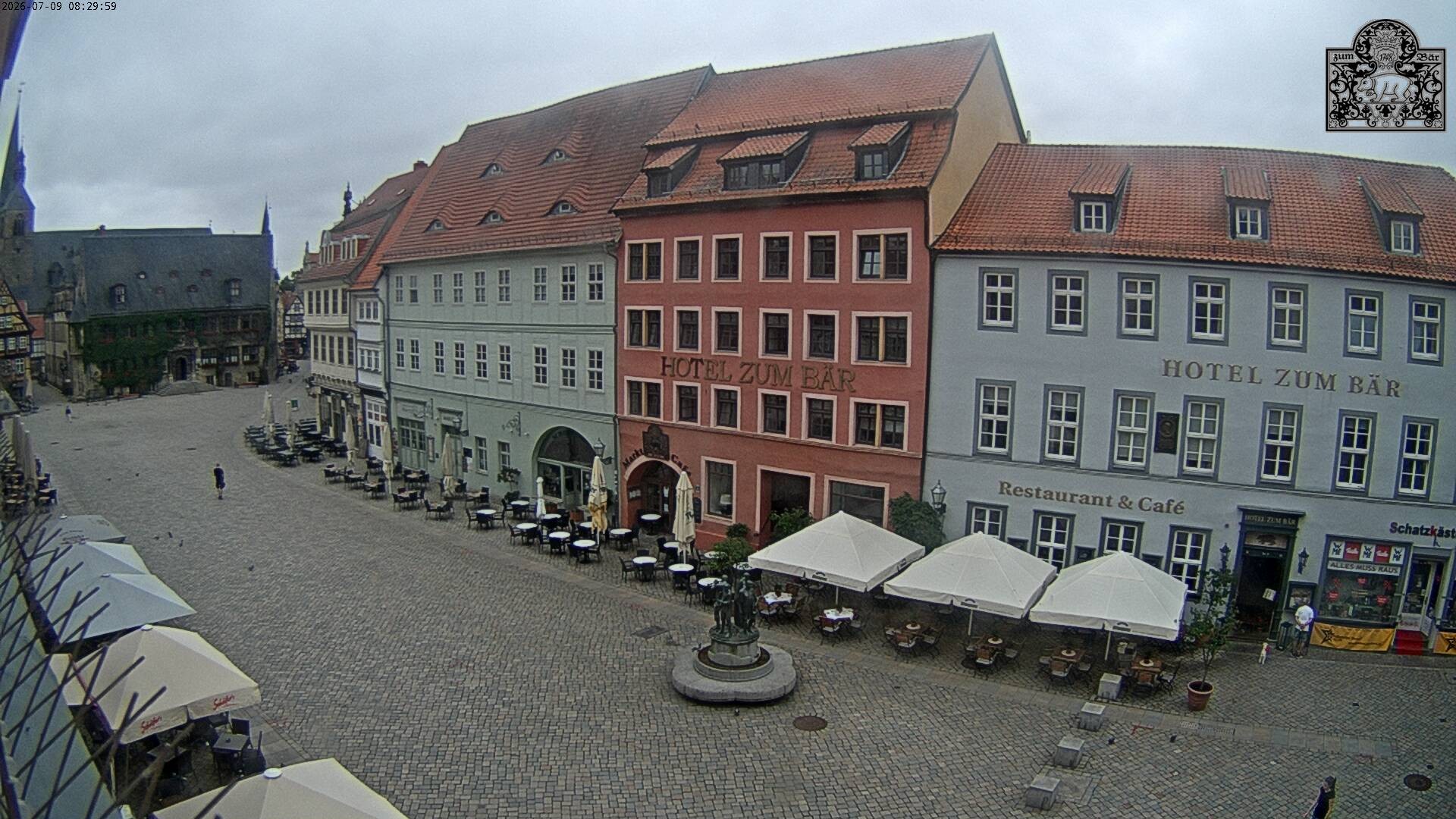 Archiv Foto Webcam Marktplatz Quedlinburg