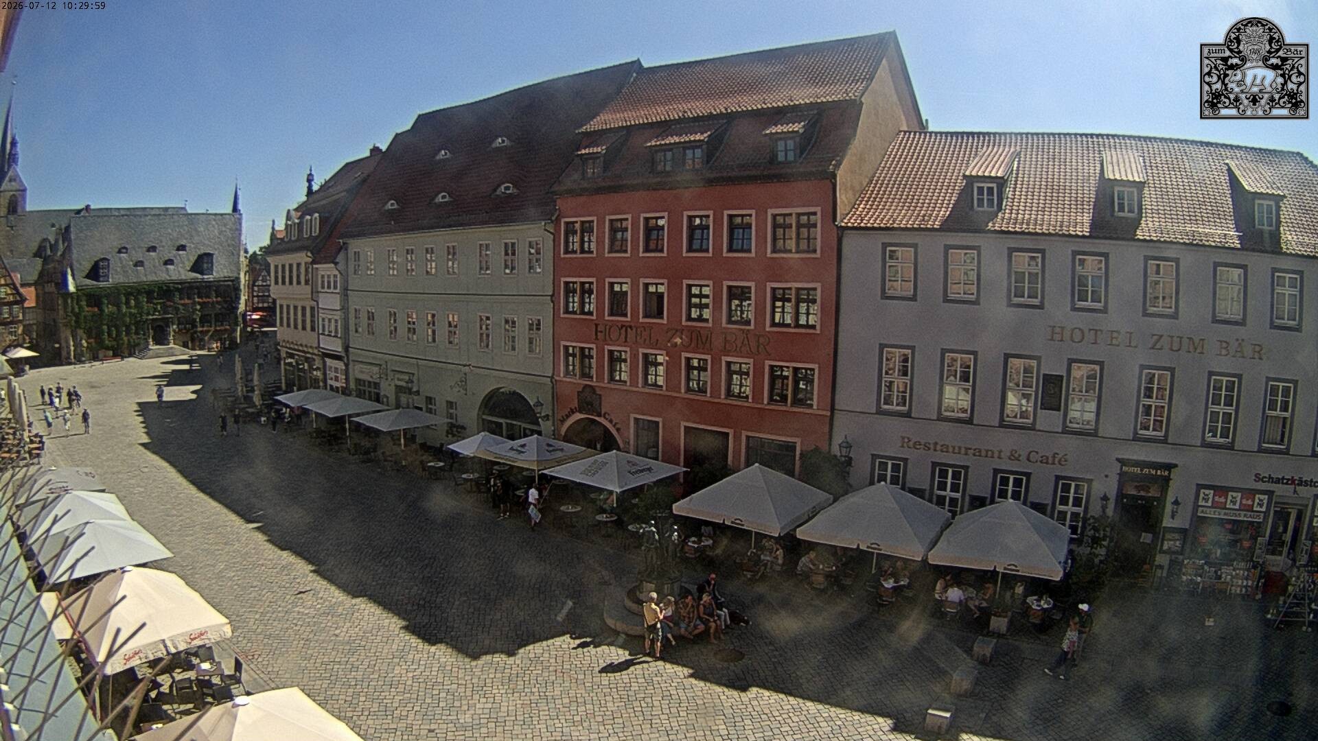 Archived image Webcam Quedlinburg: Market Place