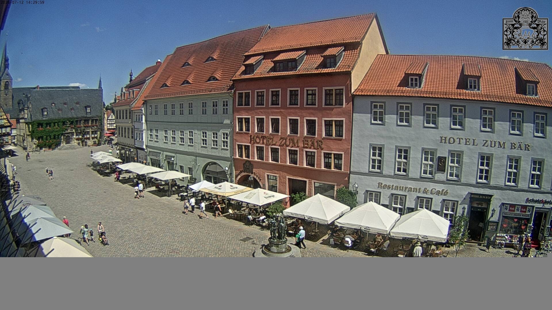 Archived image Webcam Quedlinburg: Market Place