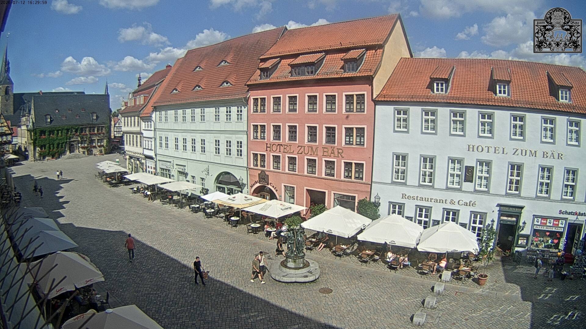 Archived image Webcam Quedlinburg: Market Place